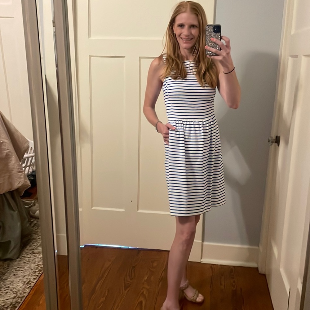 Stripe dress 👗 pockets